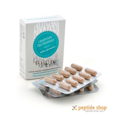 siberian larch sap for prostate in capsules
